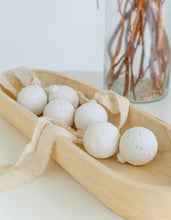 Load image into Gallery viewer, WHITE TEXTURED ORNAMENTS (SMALL) *set of 6*
